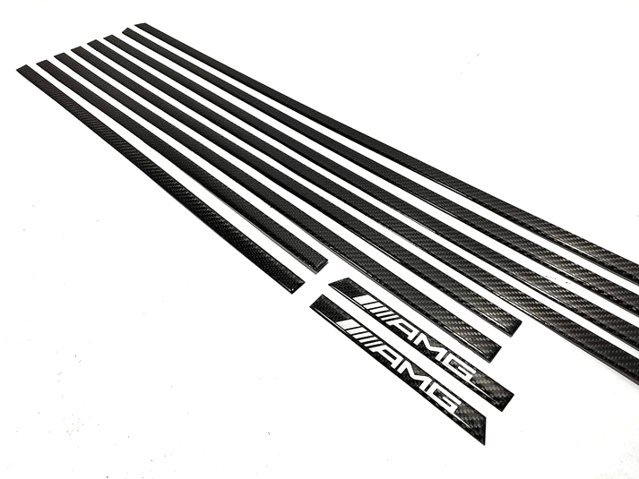 Set of Carbon Fiber Side Moldings Inserts AMG for Mercedes-Benz W463 G-Class